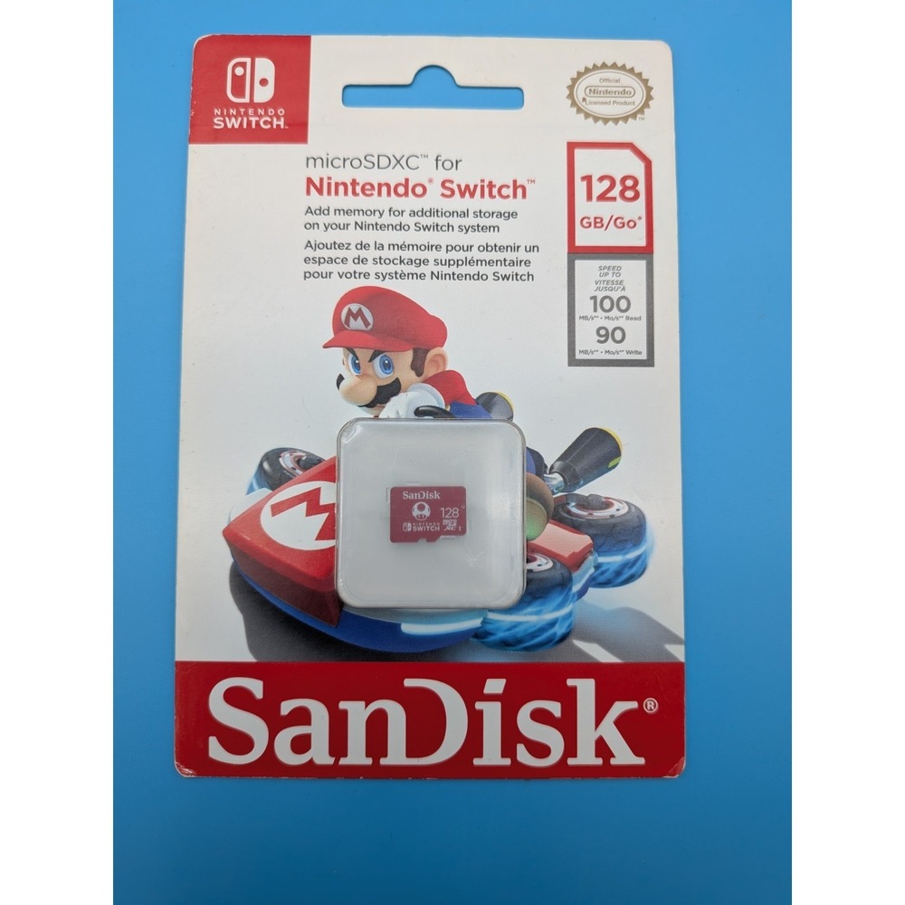Sandisk microSDXC Card for Nintendo Switch 128GB